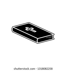 Bible  icon. Glyph, flat icon for website design and development, app development