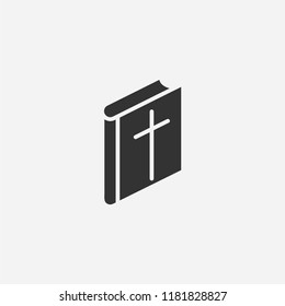 Bible icon illustration,vector holy sign symbol