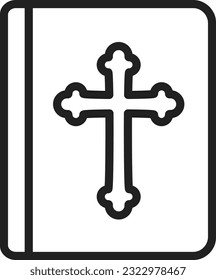Bible icon image. Suitable for mobile application