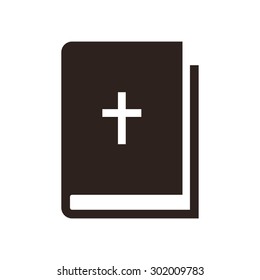 Bible icon isolated on white background