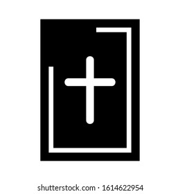 bible icon isolated sign symbol vector illustration - high quality black style vector icons
