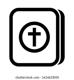 bible icon isolated sign symbol vector illustration - high quality black style vector icons

