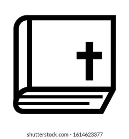 bible icon isolated sign symbol vector illustration - high quality black style vector icons
