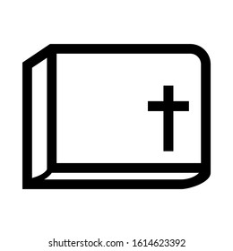 bible icon isolated sign symbol vector illustration - high quality black style vector icons
