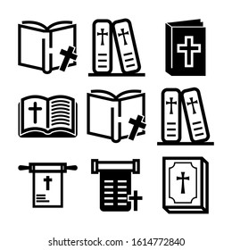 bible icon isolated sign symbol vector illustration - Collection of high quality black style vector icons
