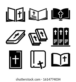 bible icon isolated sign symbol vector illustration - Collection of high quality black style vector icons
