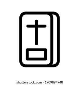 bible icon or logo isolated sign symbol vector illustration - high quality black style vector icons

