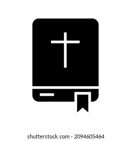 bible icon or logo isolated sign symbol vector illustration - high quality black style vector icons
