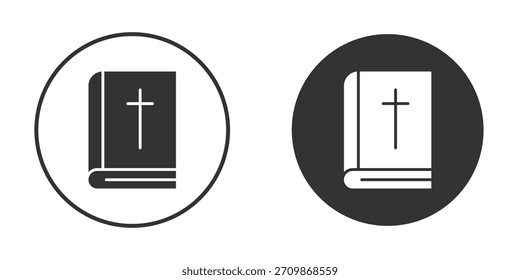 Bible icon signs pack. Vector symbols for graphic designs