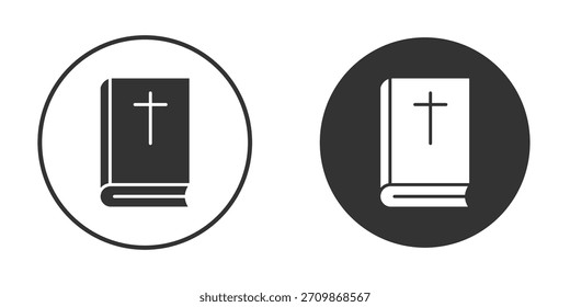 Bible icon signs pack. Vector symbols for graphic designs