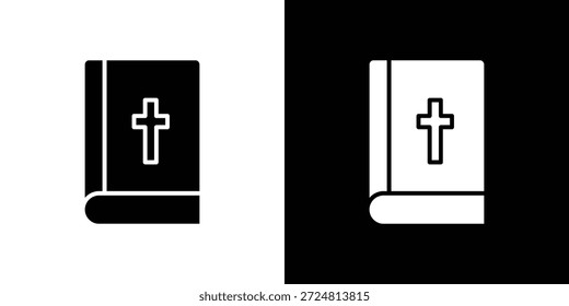 Bible icon symbol. Simple, flat design for and apps
