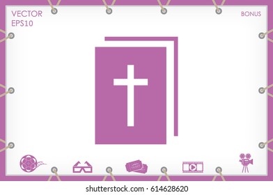bible icon vector
