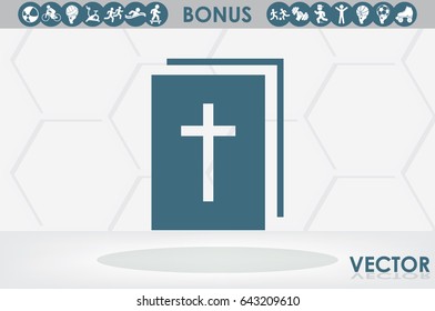 bible icon vector