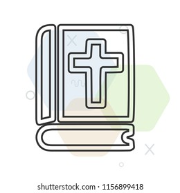 Bible icon vector can be used as png, Bible