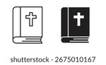 Bible icon vector design, perfect for website ui designs