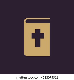 Bible icon. vector design. Religion, Bible symbol. web. graphic. JPG. AI. app. logo. object. flat. image. sign. eps. art. picture - stock vector