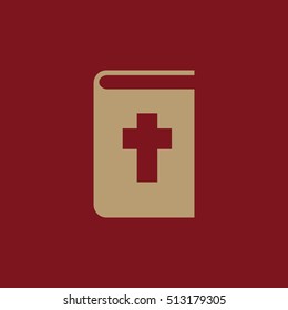 Bible icon. vector design. Religion, Bible symbol. web. graphic. JPG. AI. app. logo. object. flat. image. sign. eps. art. picture - stock vector