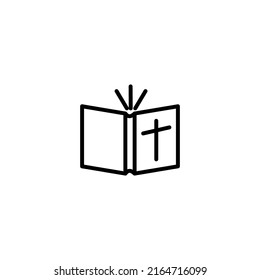 bible icon vector design templates 
