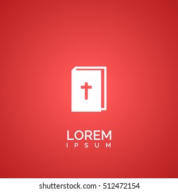 bible icon. vector illustration