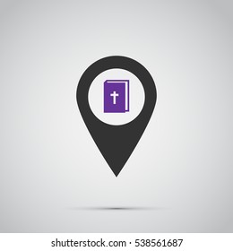 bible icon. vector illustration