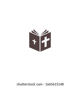 bible Icon vector sign isolated for graphic and web design. bible symbol template color editable on white background.