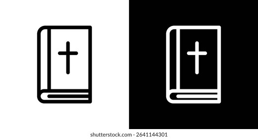 Bible icon vector simple element illustration editable