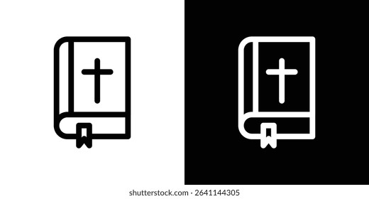 Bible icon vector simple element illustration editable