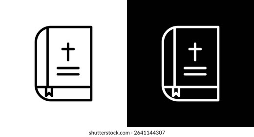 Bible icon vector simple element illustration editable