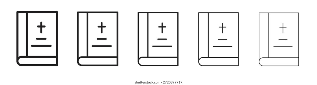 Bible icon vector, Symbol, logo illustrations