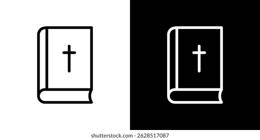 Bible icon vector for web, computer and mobile apps