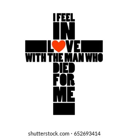 Bible lettering. Christian art. I feel in love with the man who died for me.