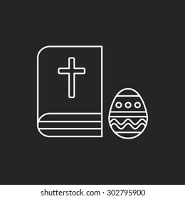 bible line icon