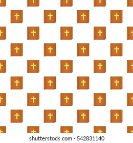 Bible pattern. Cartoon illustration of bible vector pattern for web