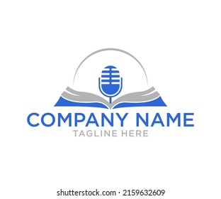 bible podcast logo design silhouette illustration