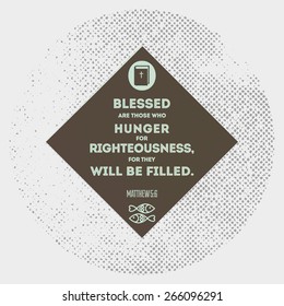Bible quoter - stock vector