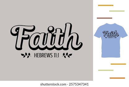 Bible quotes faith t shirt design