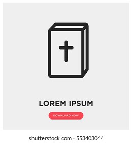 Bible vector icon