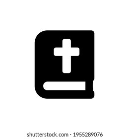 Bible vector icon. Holy Bible book symbol isolated Vector illustration EPS 10