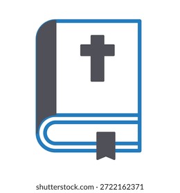 Icono del Vector de la Biblia que puede modificar o editar fácilmente
