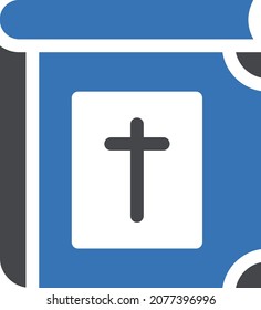 bible vector illustration isolated on a transparent background . glyph vector icons for concept or web graphics.