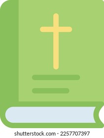 bible Vector illustration on a transparent background. Premium quality symmbols. Line Color vector icons for concept and graphic design.