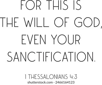 Bible Verse, Christian poster, biblical quote, Scripture printable, vector illustration