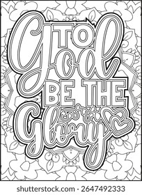 Bible Verse Coloring Page for Adults.