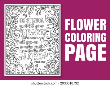 Bible Verse Coloring Pages, Christian religious typography coloring page for children and adults. Bible Verse Coloring Pages Inspiration Quotes.