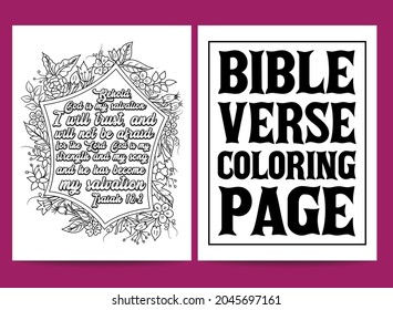 Páginas de Biblia Verse Coloring, página de colorear con letras cristianas para niños y adultos. Páginas de Biblia Verse Coloring, página de coloreo de tipografía religiosa cristiana para niños y adultos.