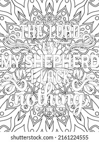 Bible Verse Coloring Pages, Christian Lettering coloring page for children and adults. Bible Verse Coloring Pages, Christian religious typography coloring page for children and adults.