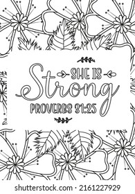 Bible Verse Coloring Pages, Christian Lettering coloring page for children and adults. Bible Verse Coloring Pages, Christian religious typography coloring page for children and adults.