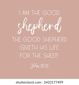 Bible Verse on peach background Christian encouraging quote vector illustration