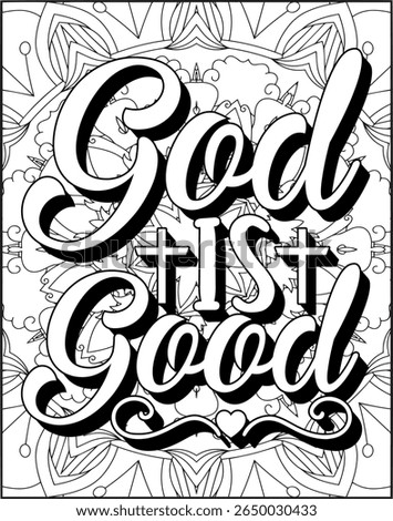 Bible Verse Quote Coloring Page for Adults.