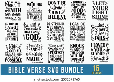 Bible Verse retro Bundle t shirt design